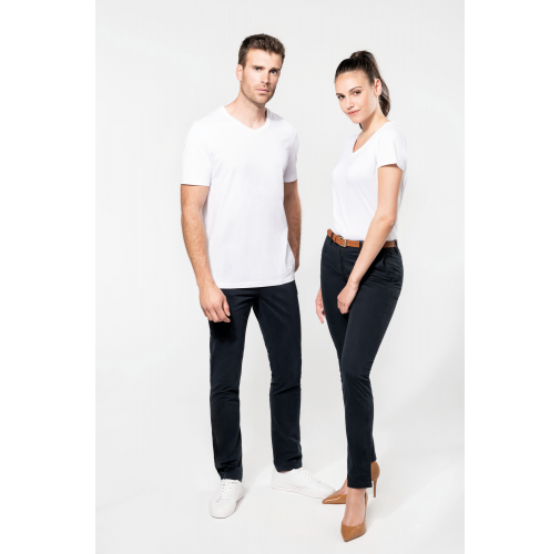 Camiseta Supima® cuello de pico manga corta hombre