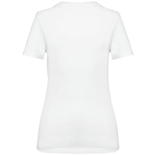 Camiseta Supima® cuello de pico manga corta mujer