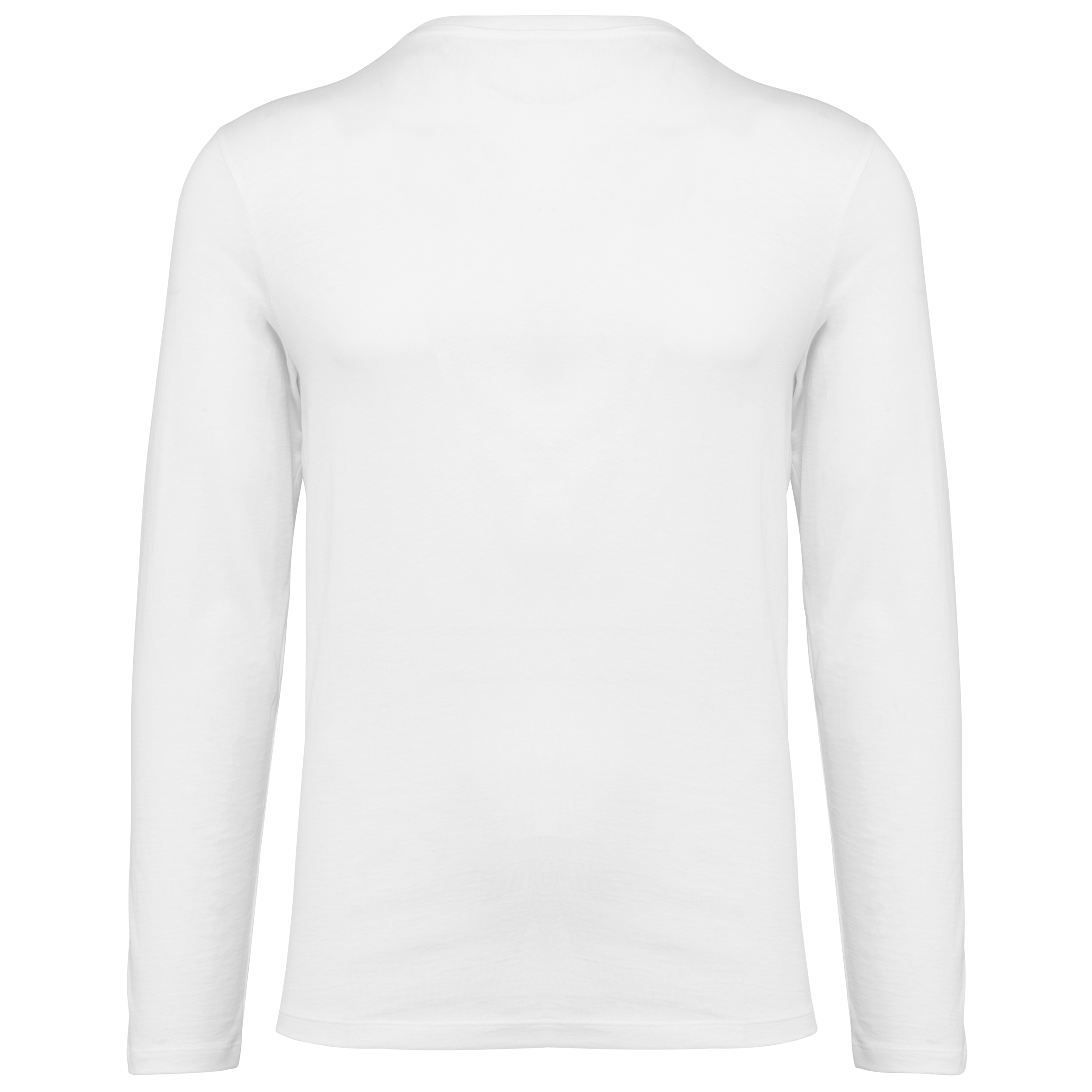 Camiseta Supima® cuello de pico manga larga hombre