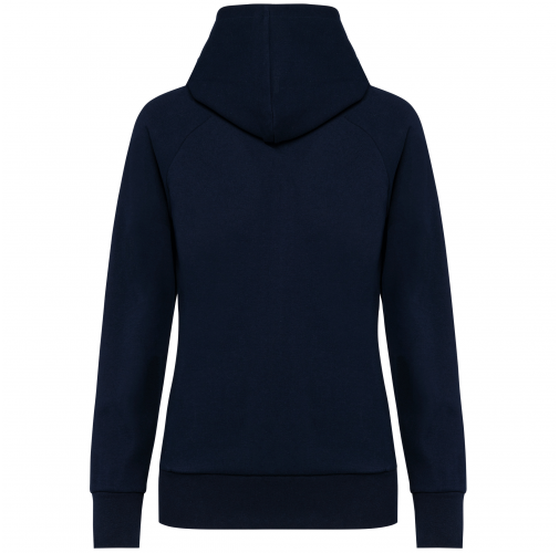 deep navy Chaqueta con cremallera y capucha mujer