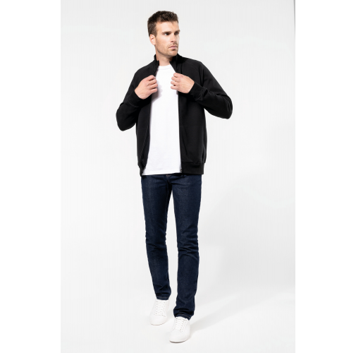 Chaqueta con cremallera hombre
