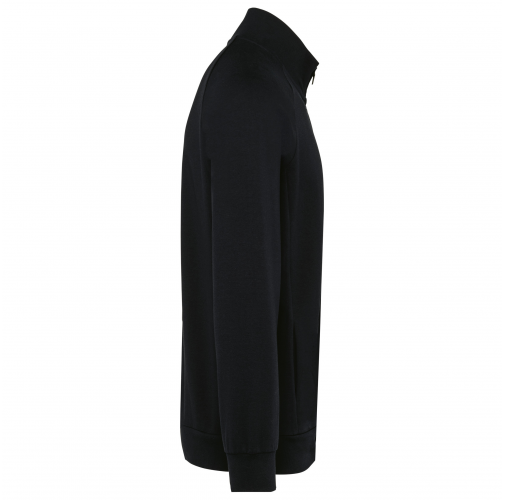 black Chaqueta con cremallera hombre