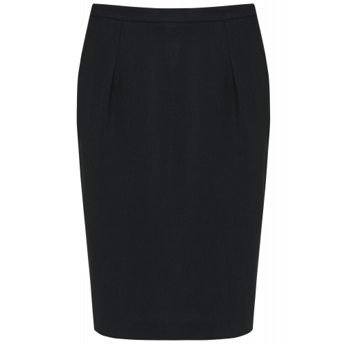 black Falda recta