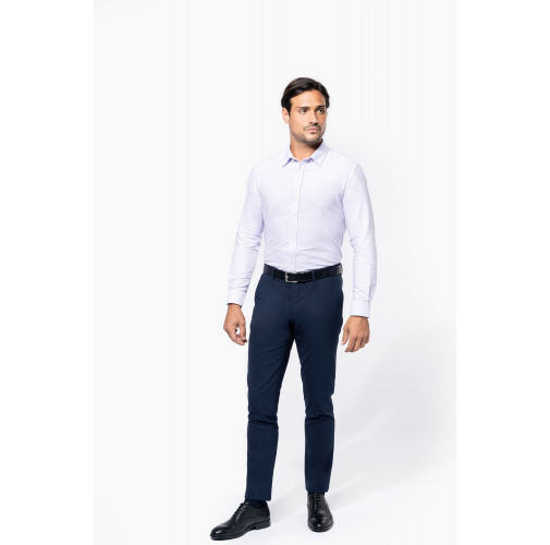 Camisa Oxford manga larga hombre