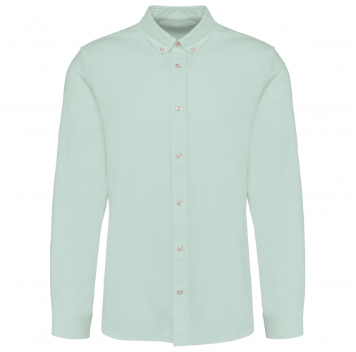 oxford green Camisa Oxford manga larga hombre