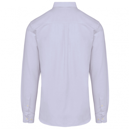 oxford lavender Camisa Oxford manga larga hombre