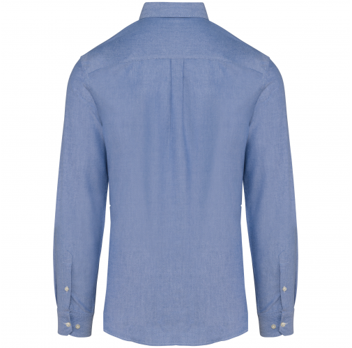 oxford light royal blue Camisa Oxford manga larga hombre