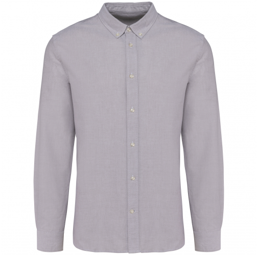 Camisa Oxford manga larga hombre