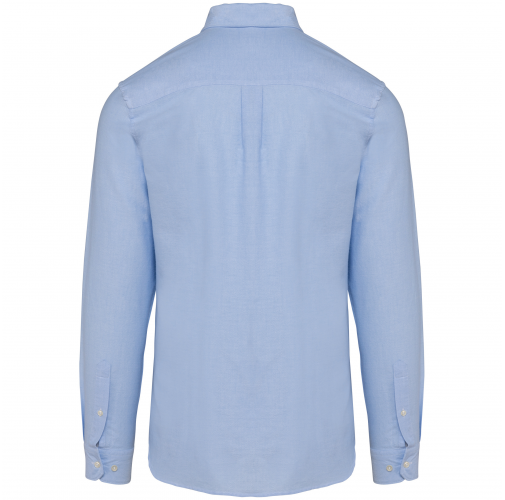 oxford sky blue Camisa Oxford manga larga hombre