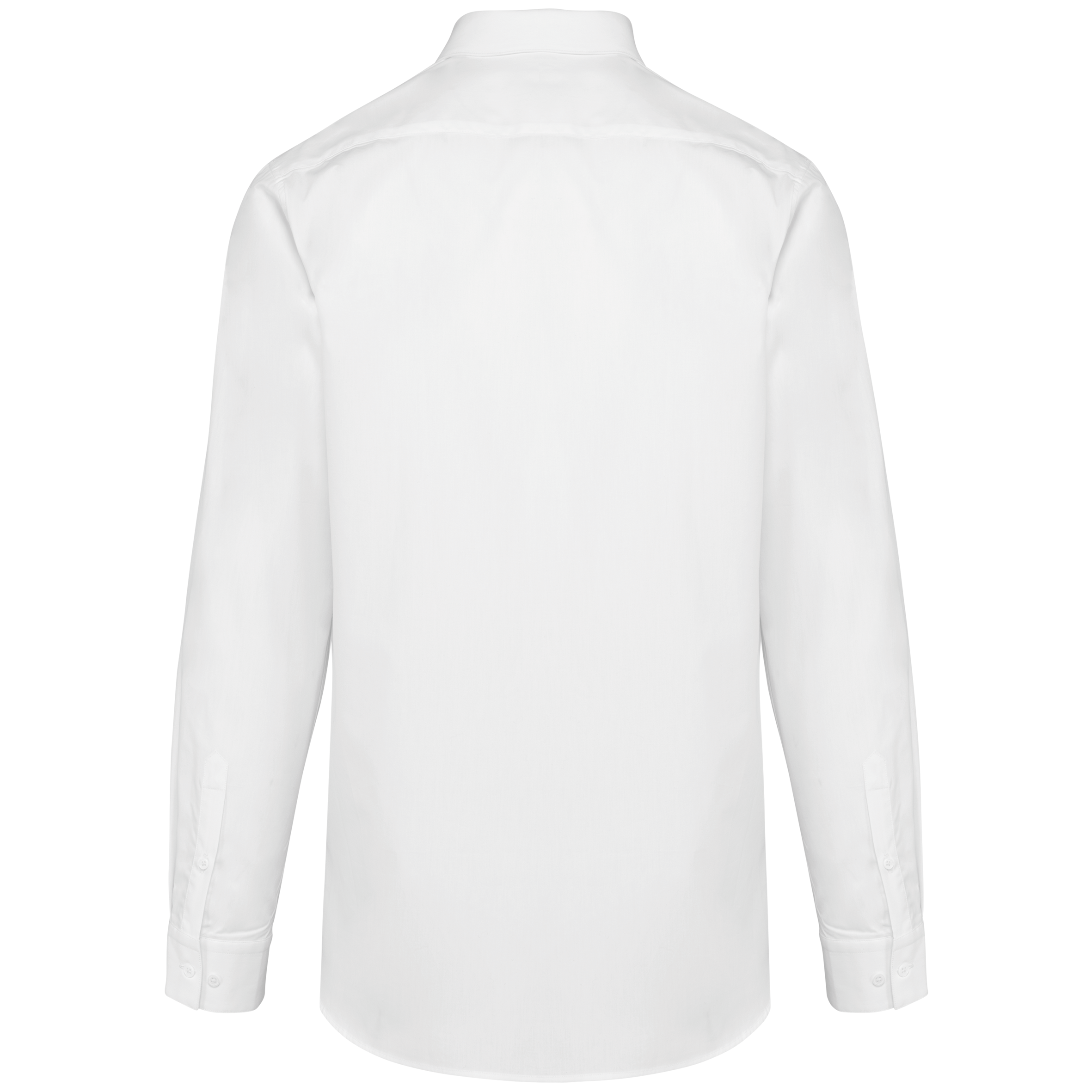 Camisa sarga manga larga mujer