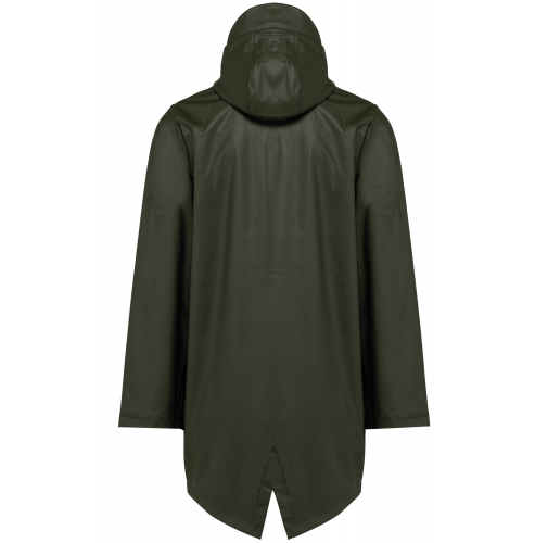 khaki green Chubasquero unisex