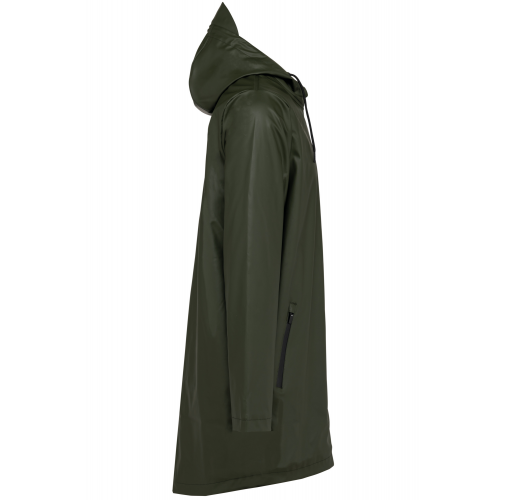 khaki green Chubasquero unisex