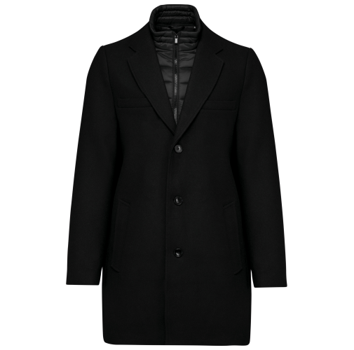 black Abrigo hombre