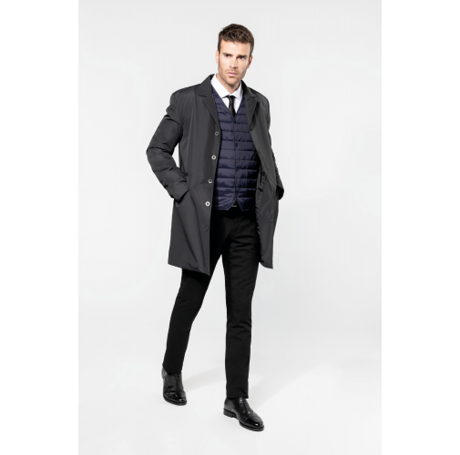 Gabardina estructurada hombre