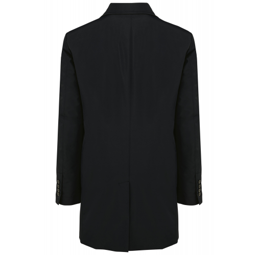 black Gabardina estructurada hombre