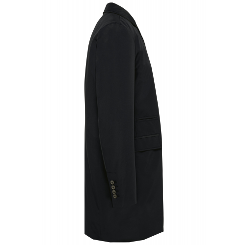 black Gabardina estructurada hombre