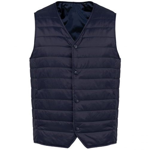 deep navy Chaleco ligero hombre