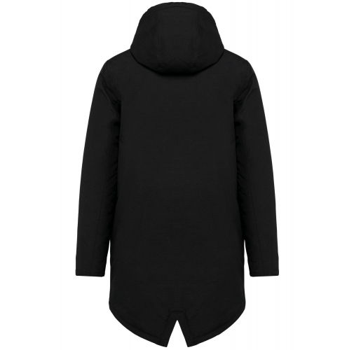 black Parka impermeable hombre