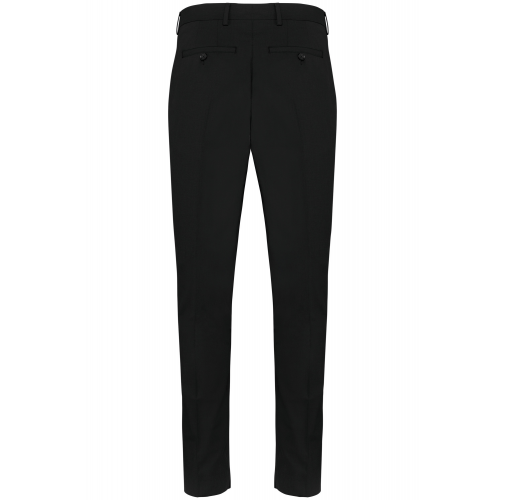 black Pantalón de traje hombre