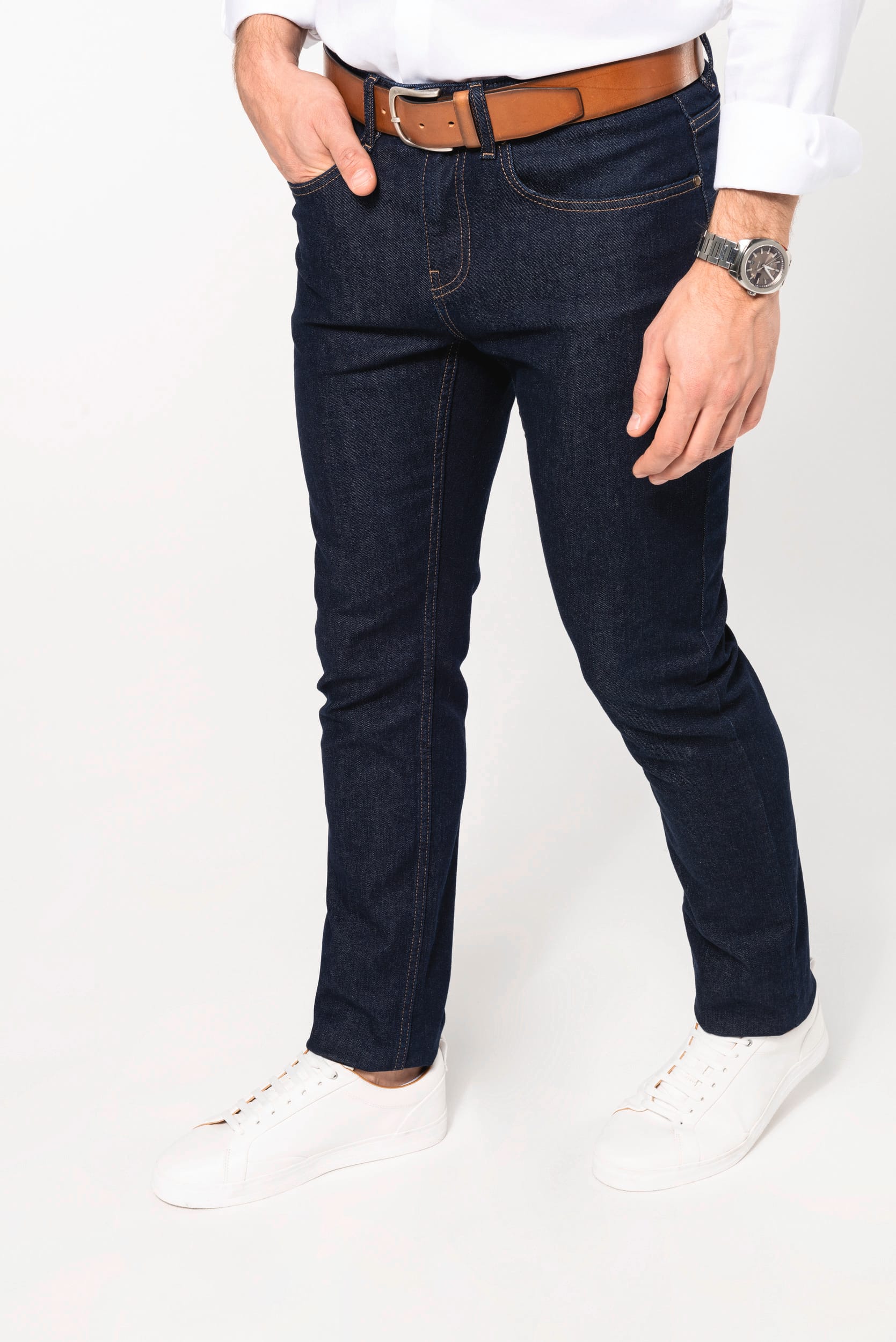 CINTURÓN VINTAGE DE CUERO HOMBRE