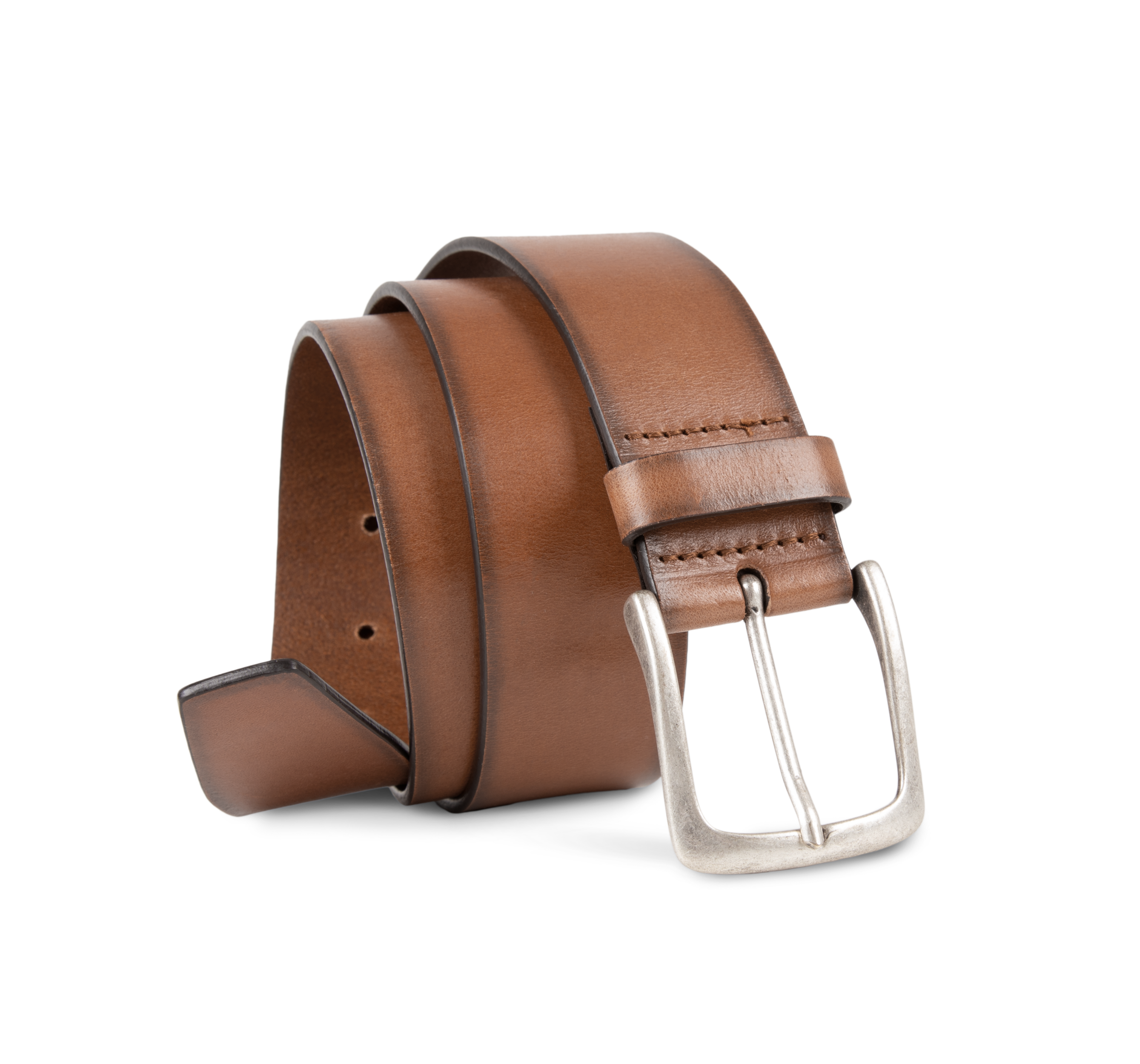 Cinturón vintage de cuero hombre