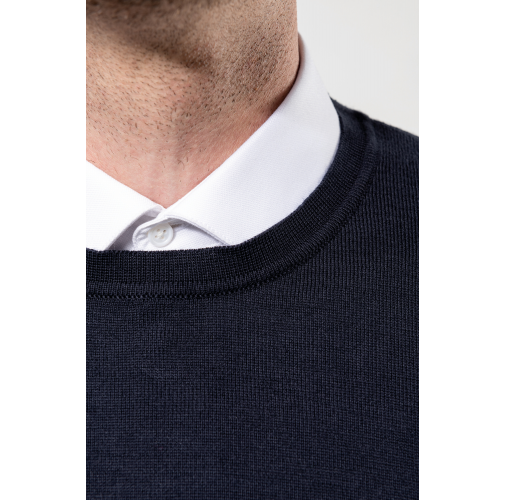 Jersey Supima® cuello redondo hombre