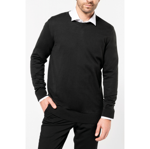 Jersey Supima® cuello redondo hombre