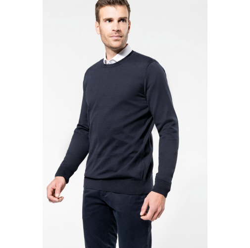 Jersey Supima® cuello redondo hombre