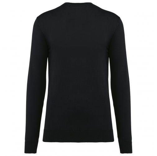 black Jersey Supima® cuello redondo hombre