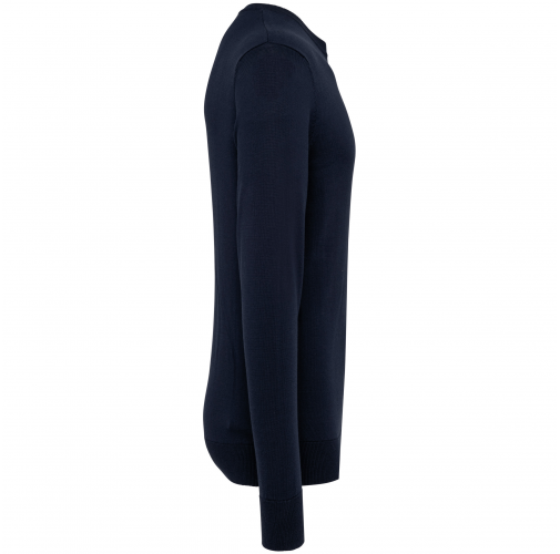 deep navy Jersey Supima® cuello redondo hombre