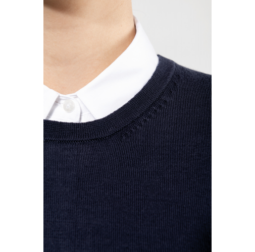 Jersey Supima® cuello redondo mujer