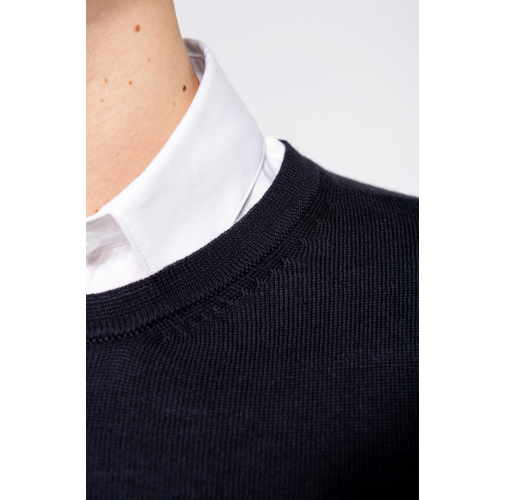 Jersey Supima® cuello redondo mujer