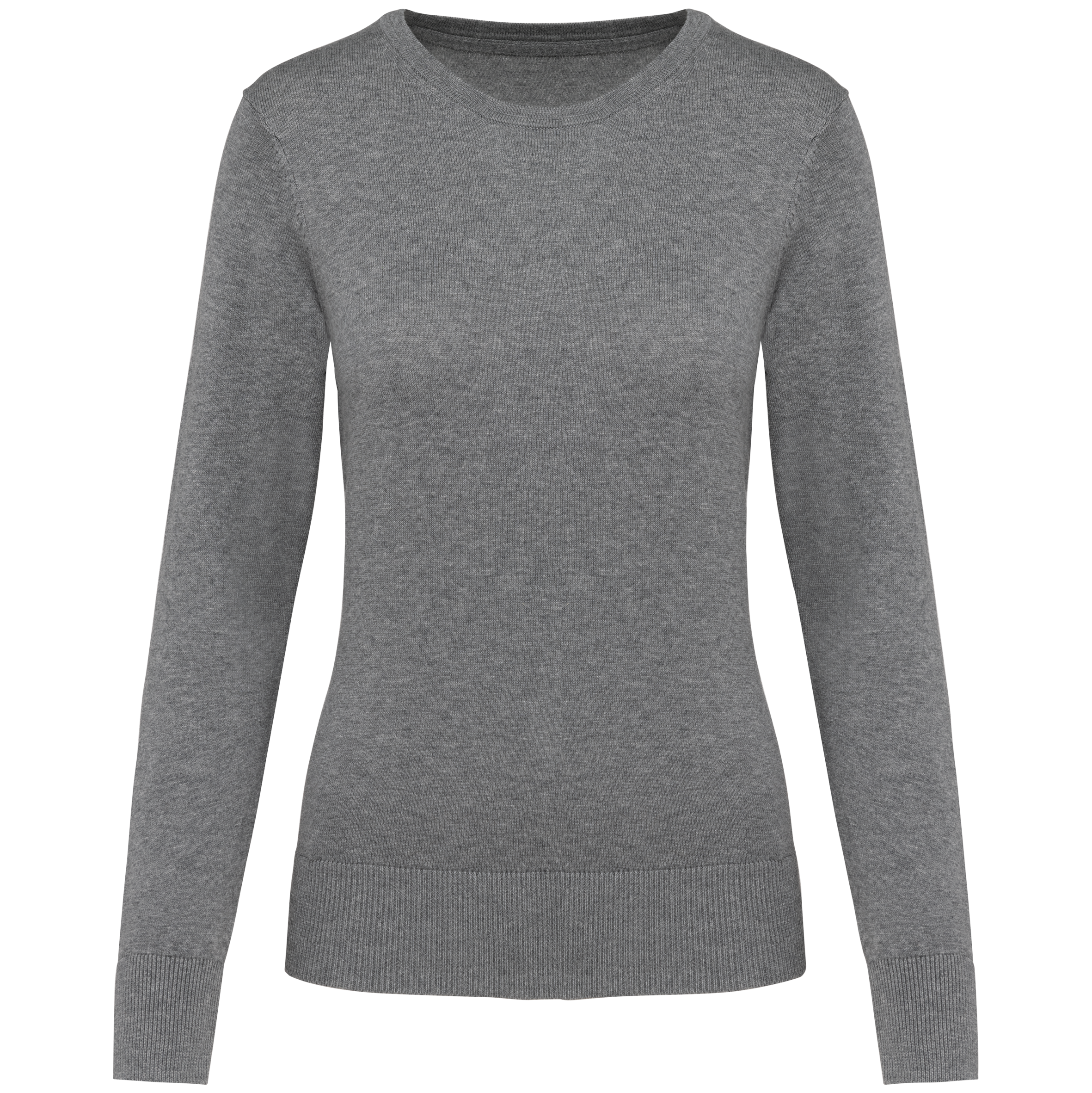 black Jersey Supima® cuello redondo mujer