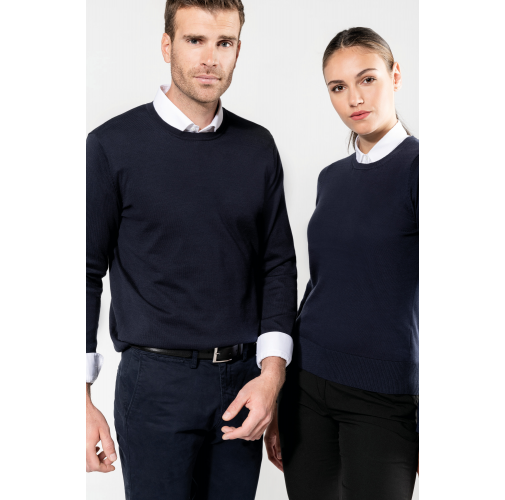 Jersey Supima® cuello redondo mujer