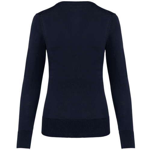 deep navy Jersey Supima® cuello redondo mujer