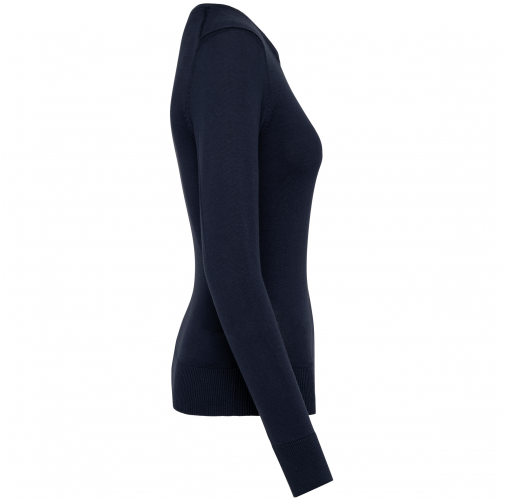 deep navy Jersey Supima® cuello redondo mujer