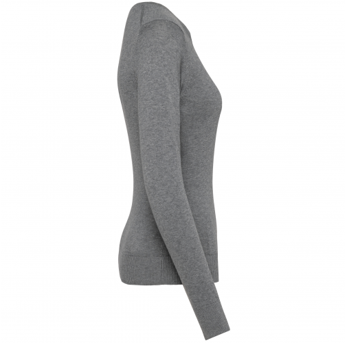 grey heather Jersey Supima® cuello redondo mujer