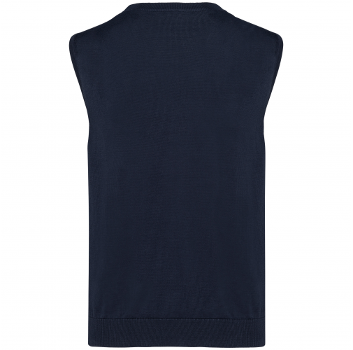 deep navy Chaleco Supima® hombre