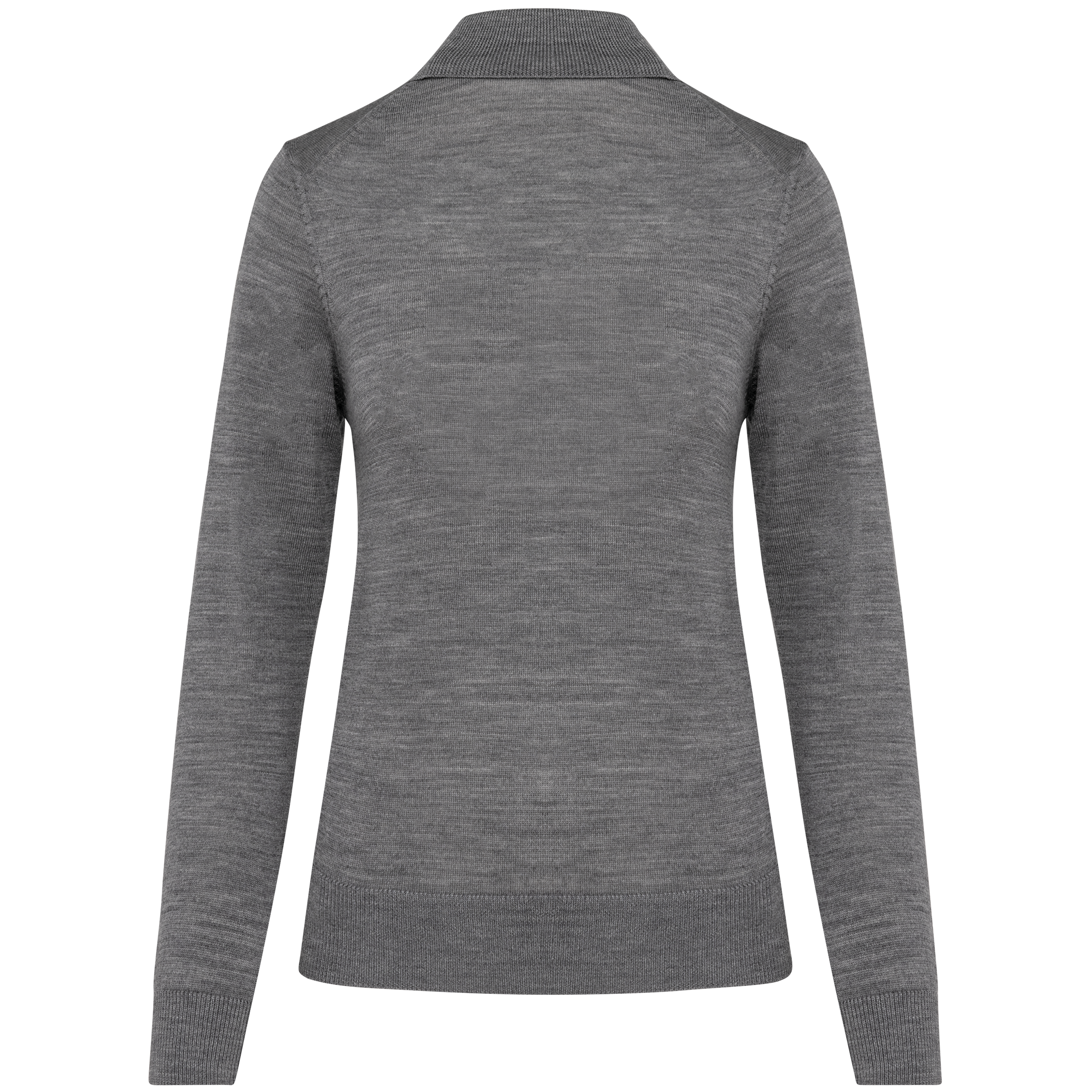 black Jersey lana merina cuello vuelto mujer