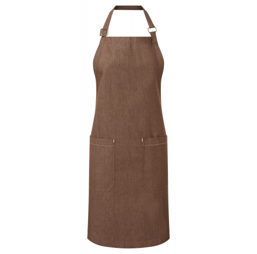 brown denim Delantal denim orgánico - Comercio justo