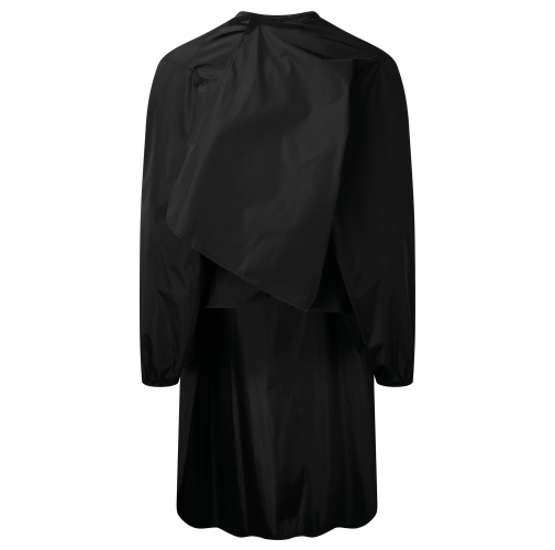black Bata/capa impermeable peluquería manga larga