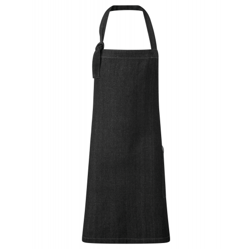 black denim Delantal