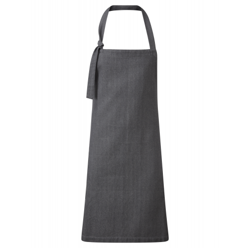 grey denim Delantal
