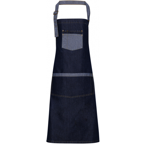 indigo denim Delantal
