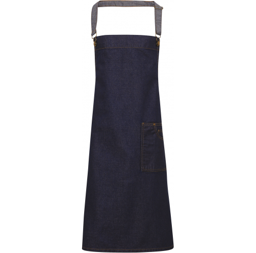 indigo denim Delantal