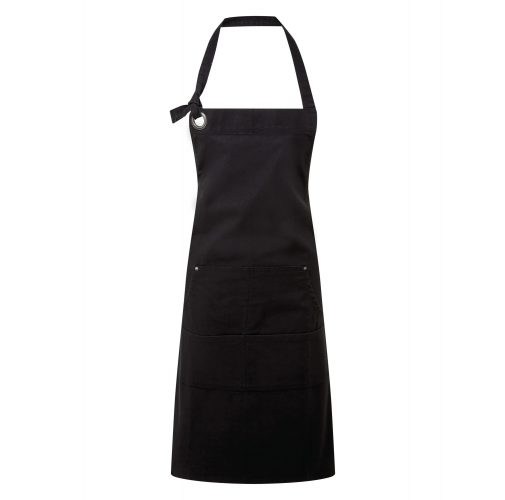 black Delantal