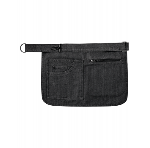 black denim Delantal