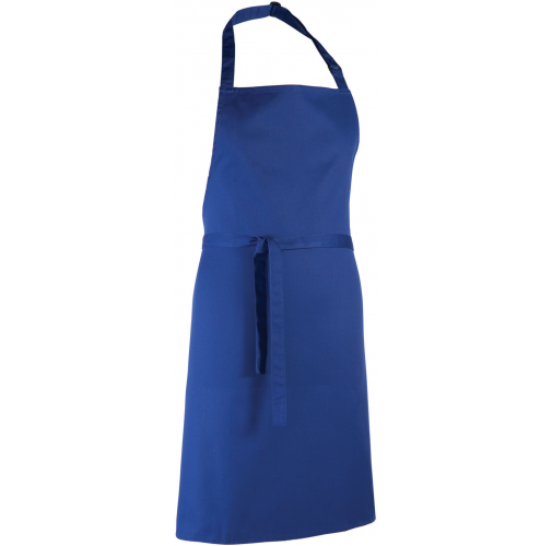 royal blue Delantal