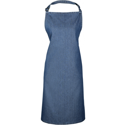 indigo denim Delantal