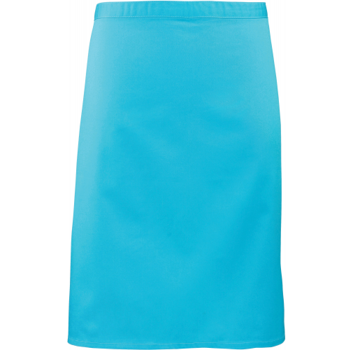 turquoise Delantal de cintura medio largo